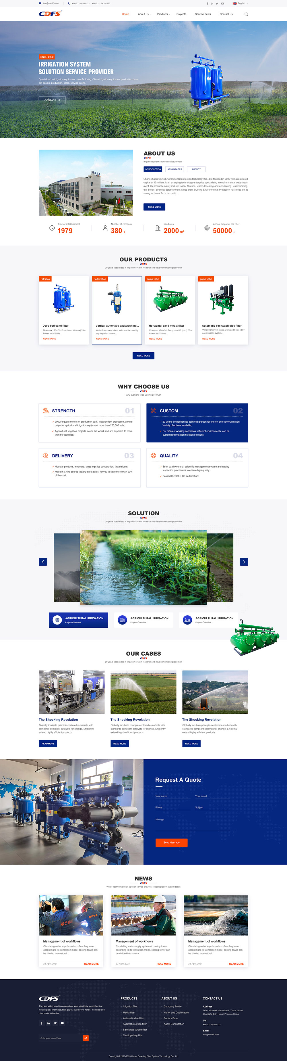 多灵环保设备外贸网站(图1)